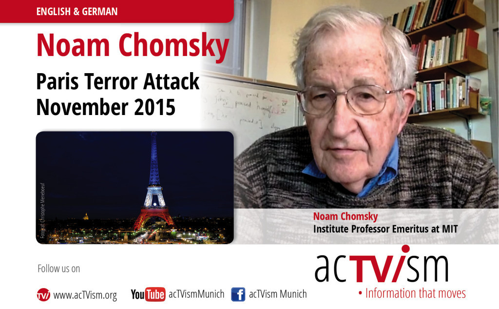 Noam Chomsky Paris Actvism