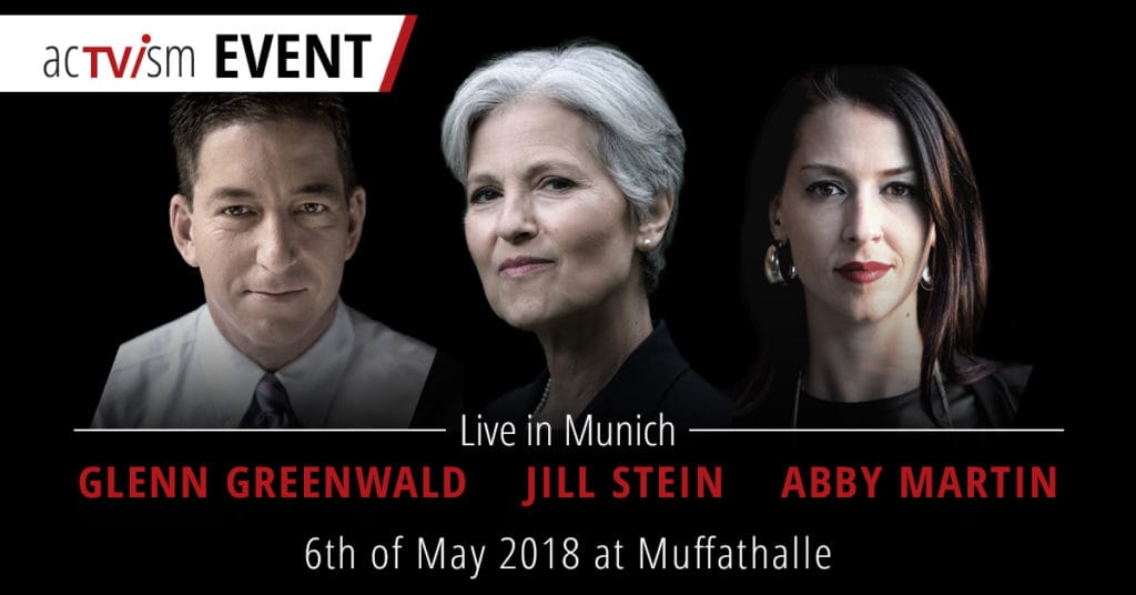 Jill Stein, Abby Martin, Glenn Greeenwald