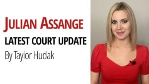 Julian Assange Hearing Taylor Hudak