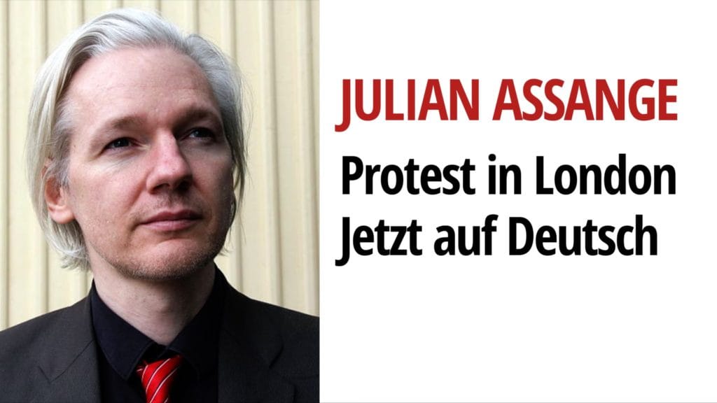 Julian Assange Protest wikileaks