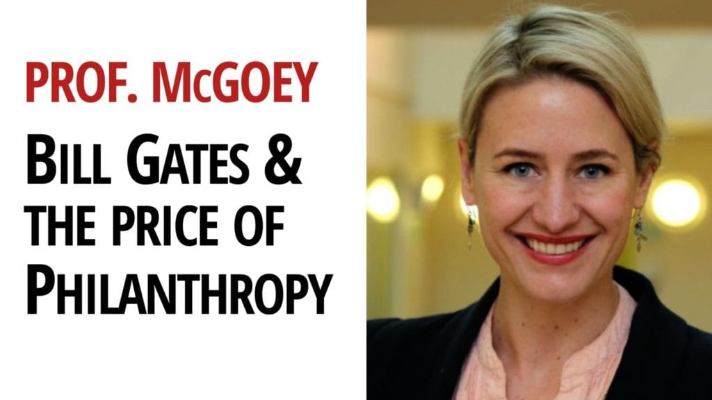Linsey McGoey Bill Gates Philanthropy