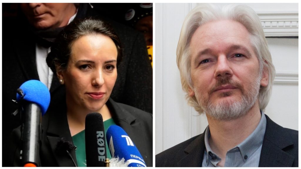 Stella Moris "Großbritannien ist nicht verpflichtet, Julian Assange an die USA auszuliefern" Assange's partner Stella Moris gives powerful speech in Geneva to demand for his release