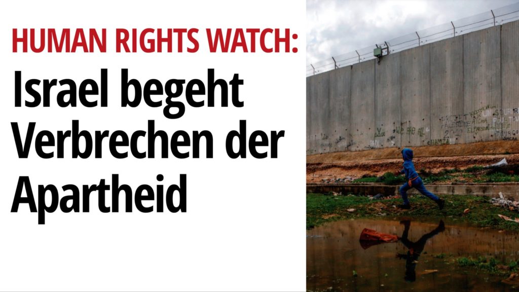 Israel begeht Verbrechen der Apartheid | Interview mit Human Rights Watch