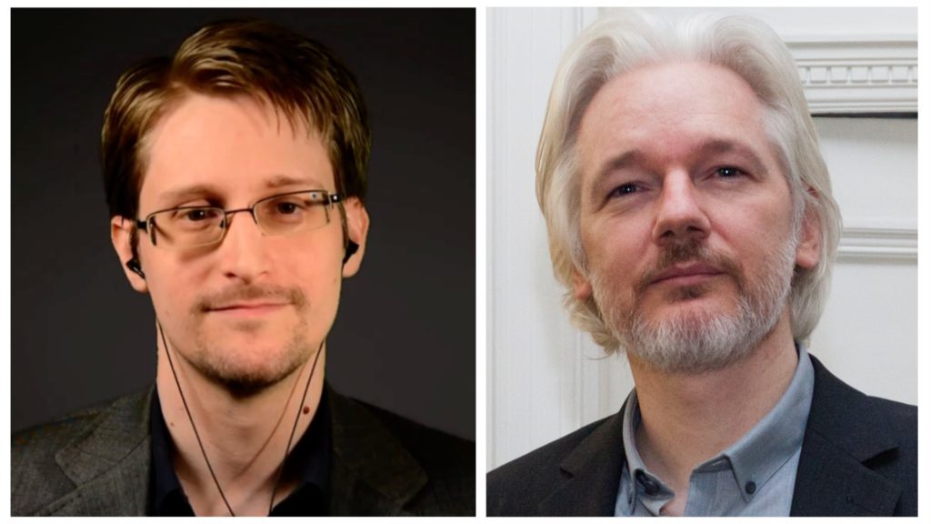Edward Snowden Snowdens & Julian Assange's warning about the Security and Surveillance Industrial Complex