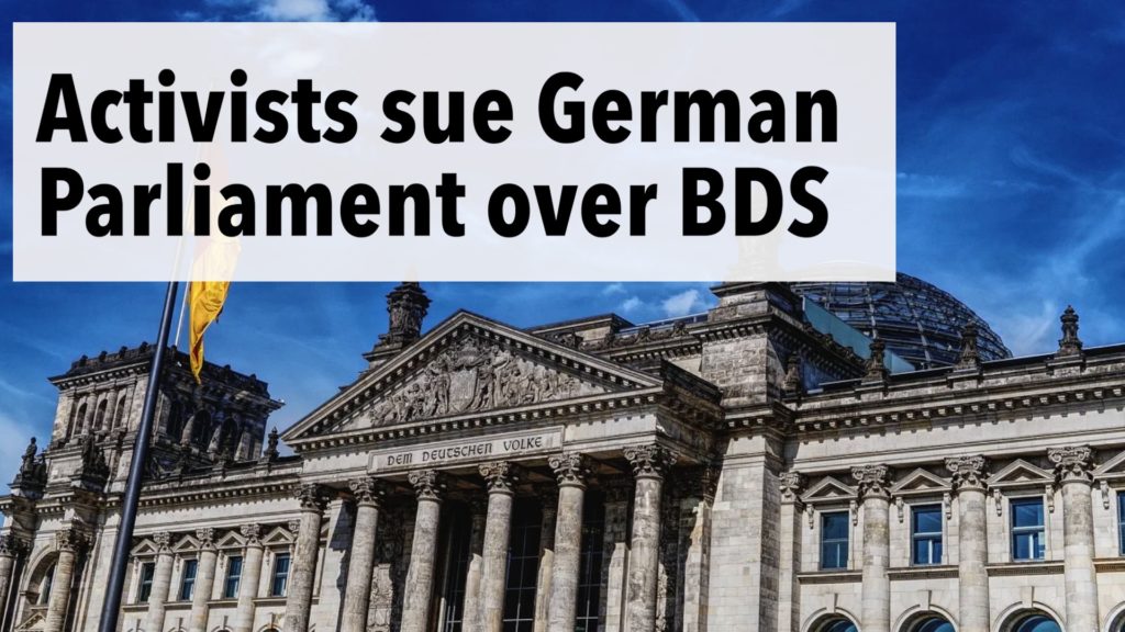 Activists sue German Parliament over anti-BDS resolution | Dr. Shir Hever