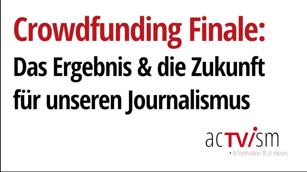 CROWDFUNDING FINALE: Das Ergebnis & die Zukunft für unseren Journalismus