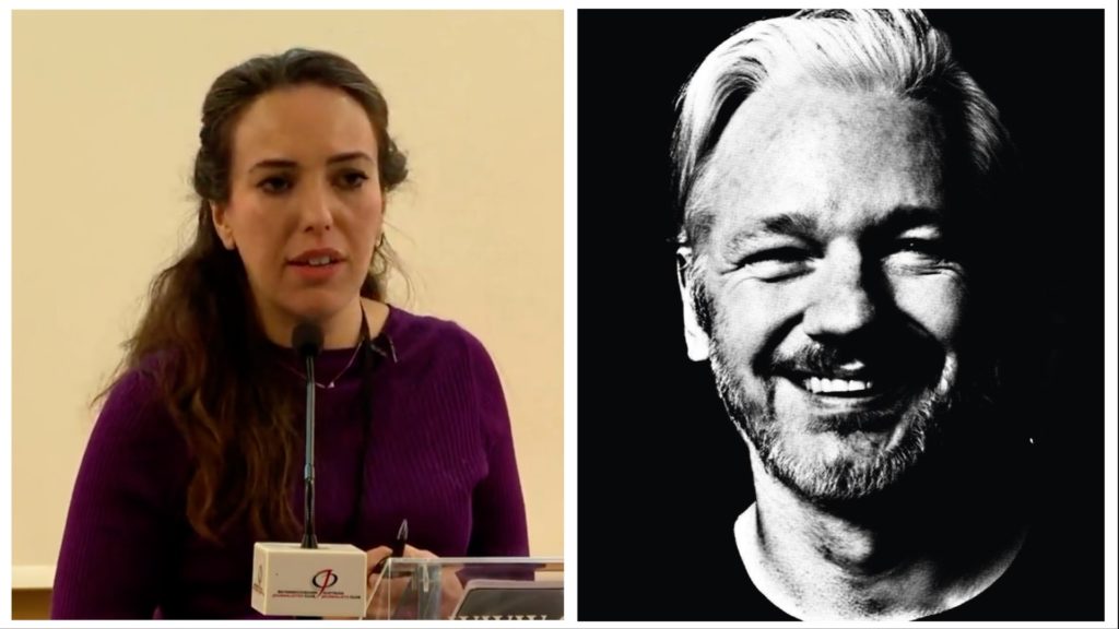 Assange's fiancée Stella Moris accepts journalism award on behalf of Julian Assange