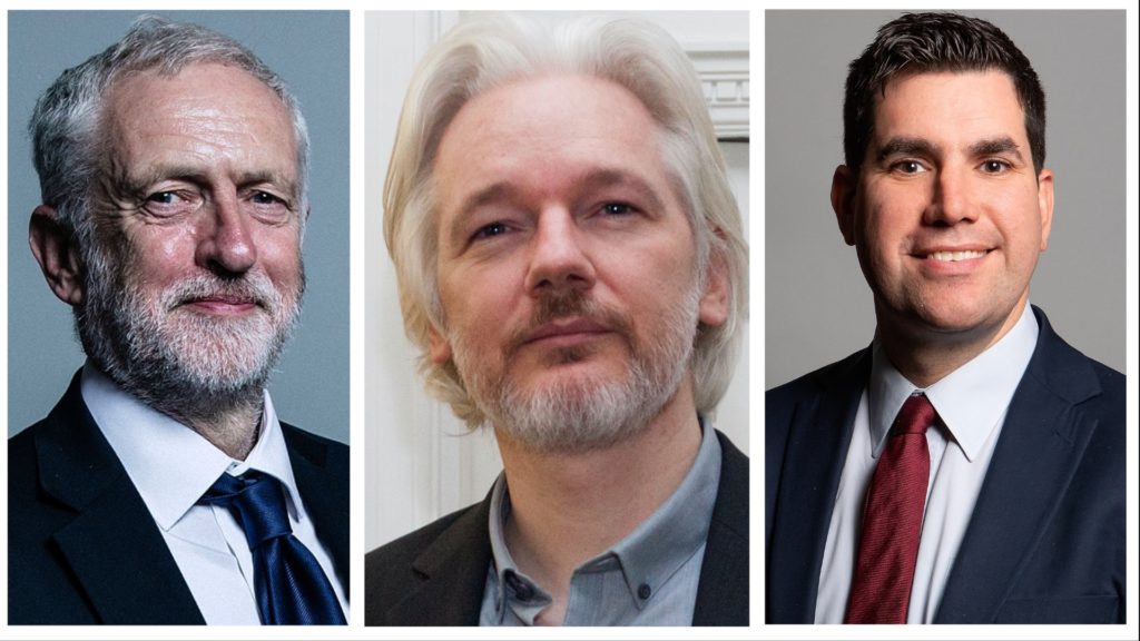 Jeremy Corbyn & Richard Burgon speak out in support of Julian Assange in the UK Parliament