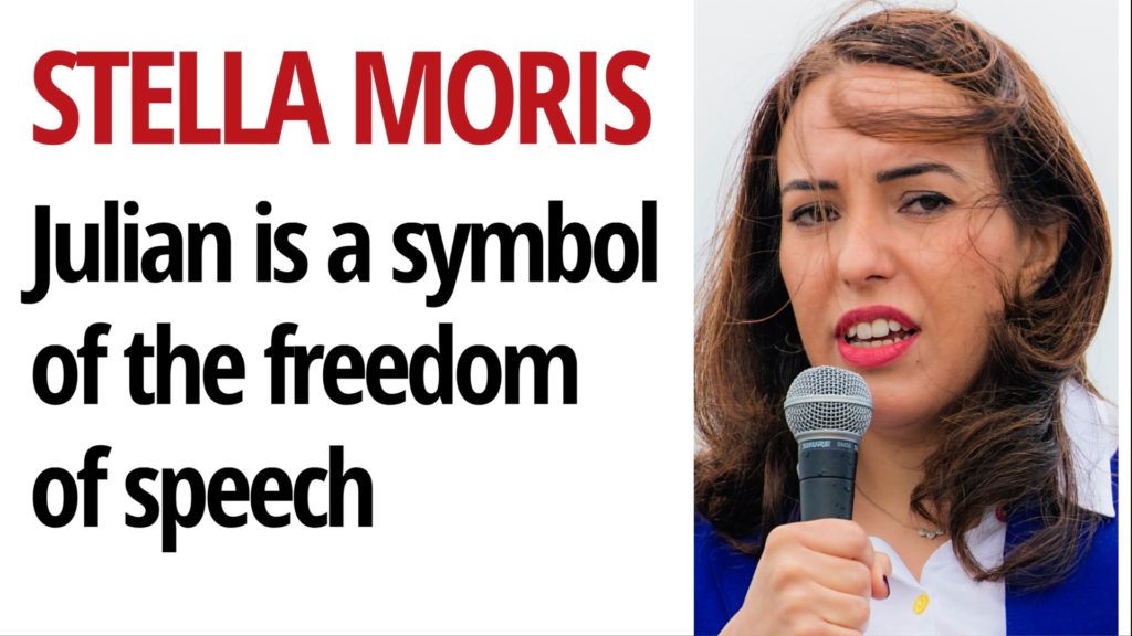 "Julian is a symbol of the freedom of speech" - Stella Moris