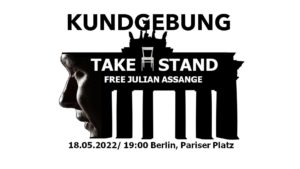 Demonstration für Julian Assange & Pressefreiheit in Berlin
