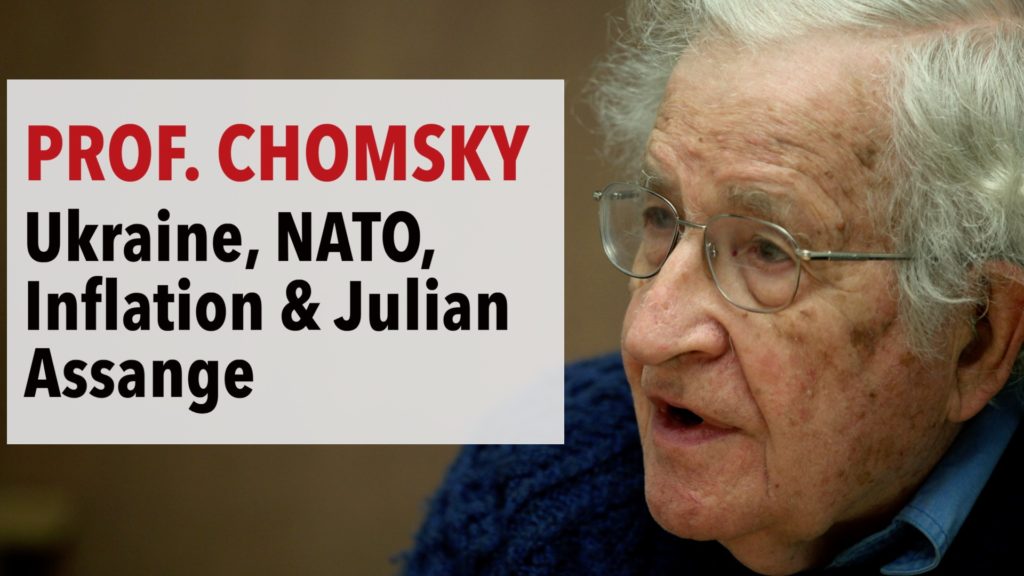 DEUTSCH: Noam Chomsky über die Ukraine, Russland/NATO, Julian Assange & Shireen Abu Akleh