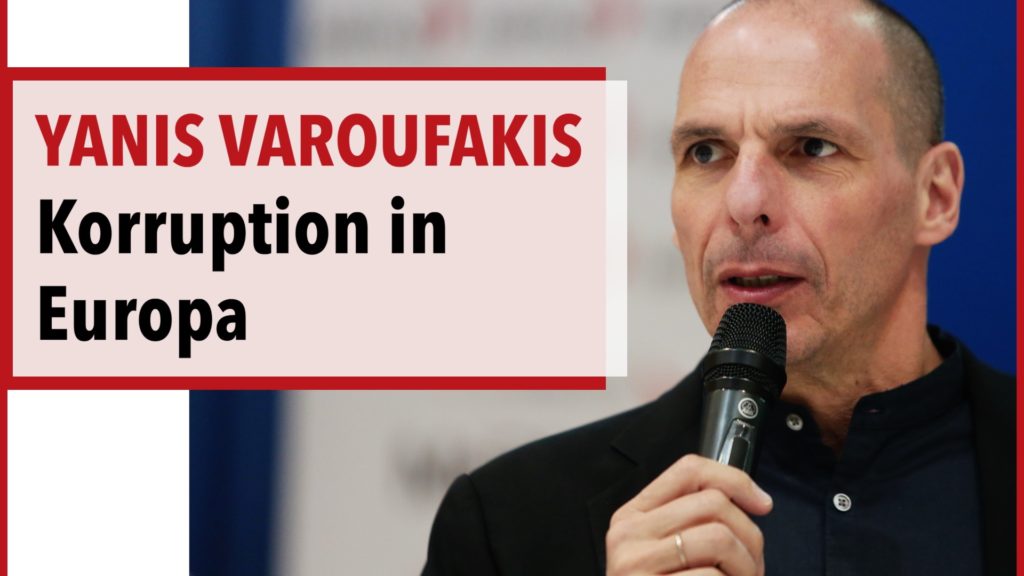 Yanis Varoufakis über den Mythos, Südeuropa sei korrupter als Nordeuropa