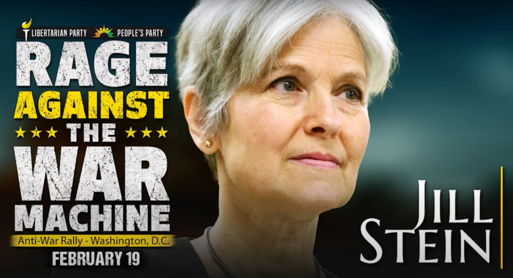 Jill Stein Speech on Ukraine - Rage Against The War Machine