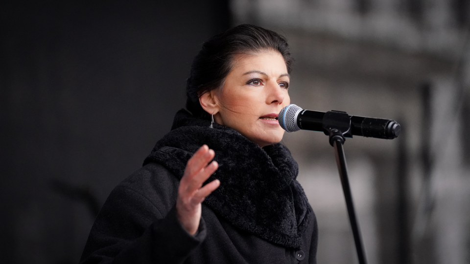 Rede von Sahra Wagenknecht beim "Aufstand für Frieden" in Berlin