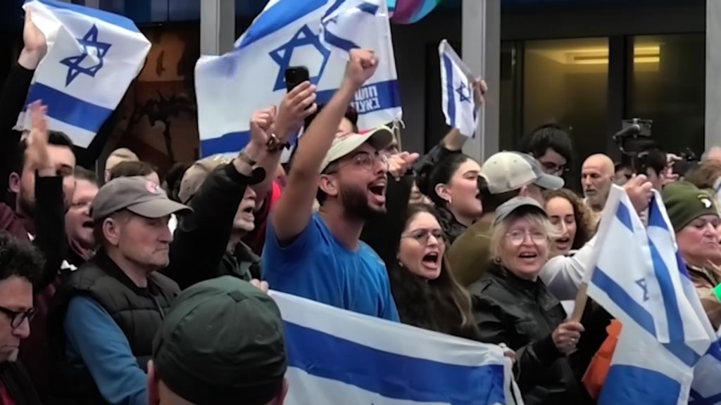 Pro-Israel-Demonstranten rufen in New York City zum Völkermord auf