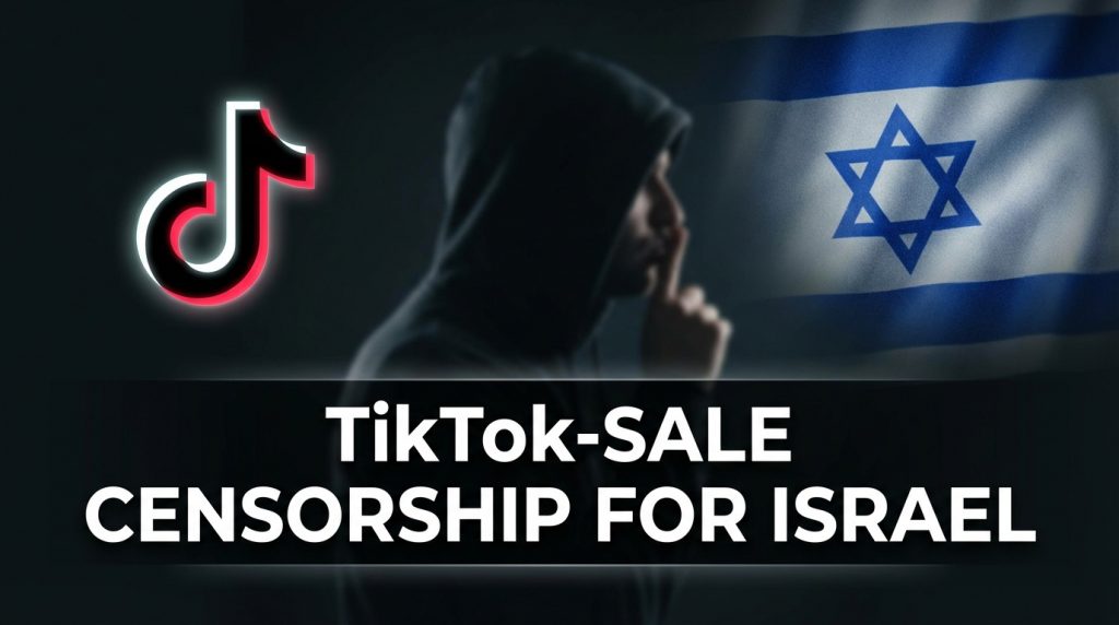 Forced TikTok Sale -- and Rising Censorship -- is for Israel, not China