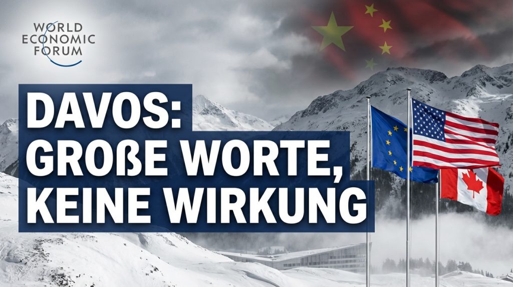 Als „historisch“ verkauft: Davos – große Worte, keine Wirkung