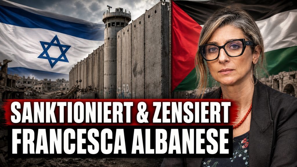 Sanktioniert, isoliert & zum Schweigen gebracht: Francesca Albanese